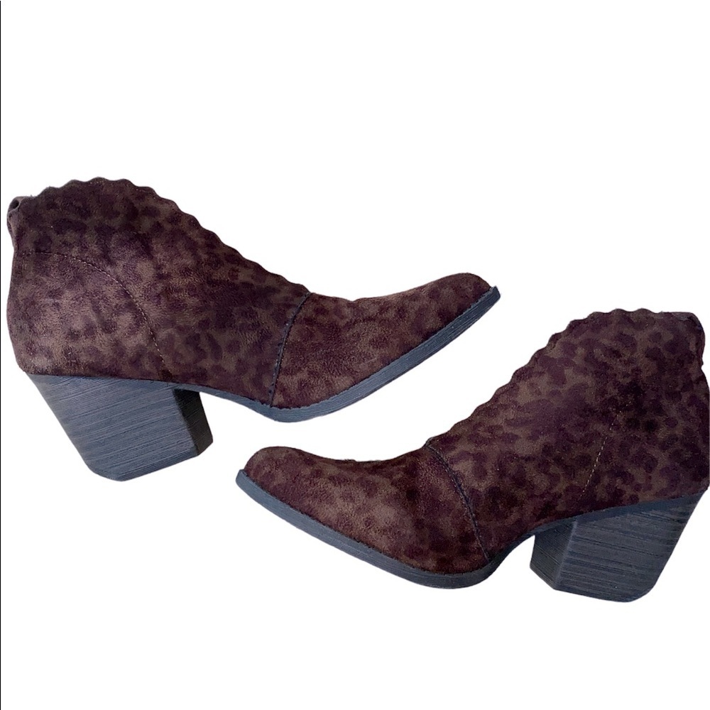 Coconuts By Matisse Addie Leopard Print Booties S… - image 4